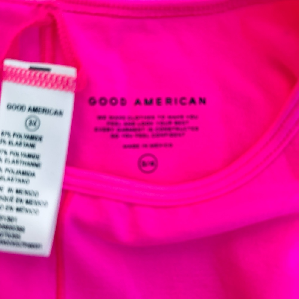 Good American Bright Pink Apparel NWT - Picture 3 of 8